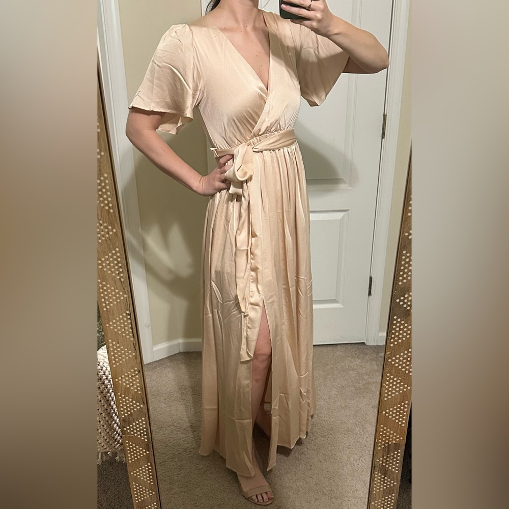 Baltic Born Kimono Faux Wrap Dress, M, NWT